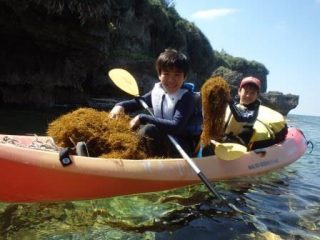 リョウ君＆ジュン君と青い海と…海藻☀